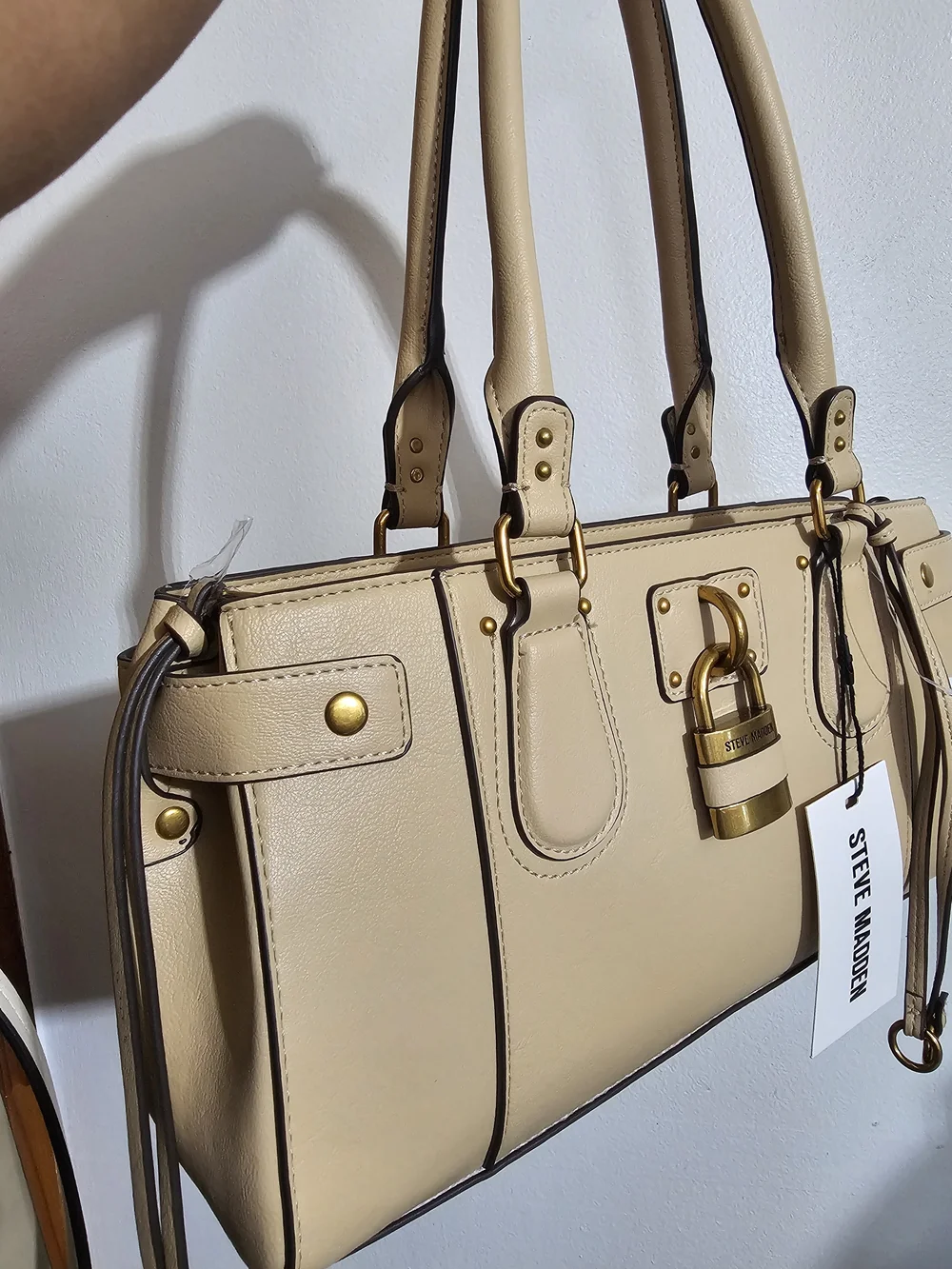 Steve Madden  satchel shoulder bag beige